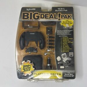 12-in-1 Accessory Kit for Game Boy Advance SP - Black